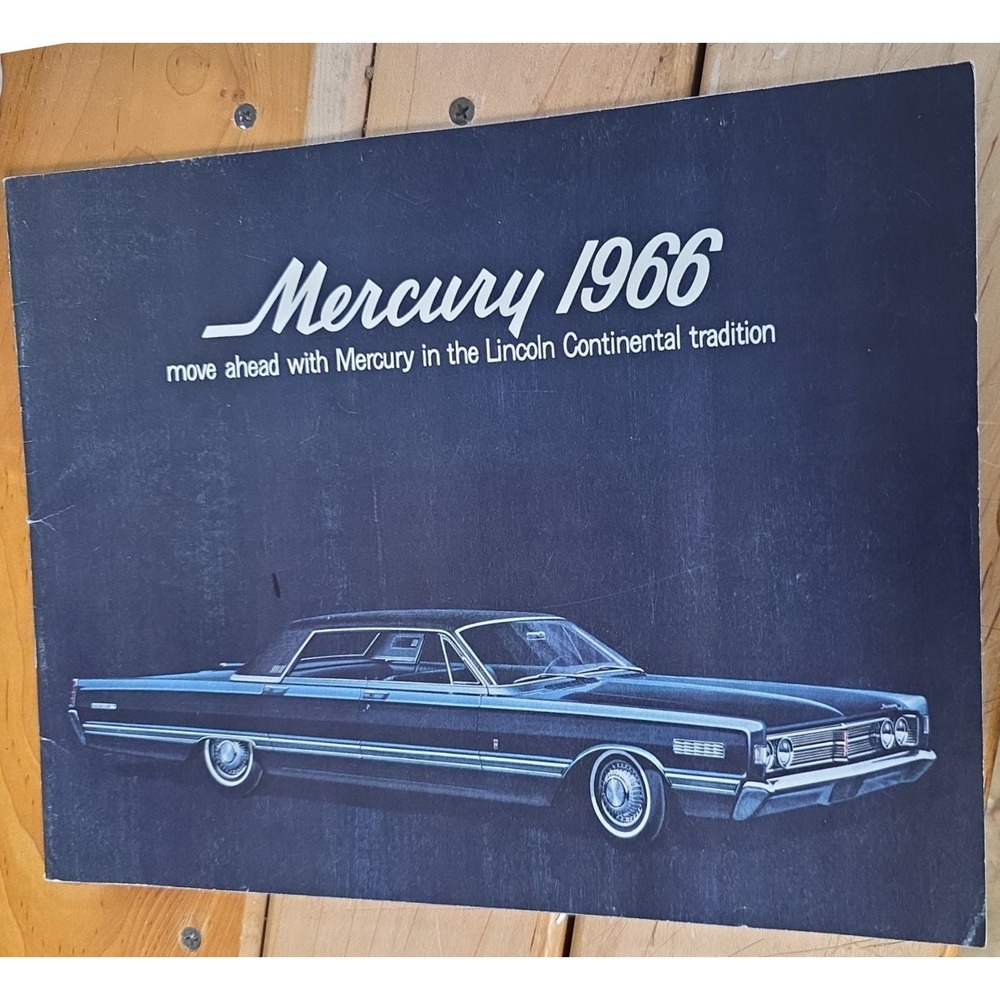 1966 Mercury Sales Brochure Lincoln Continental Tradition Park Lane